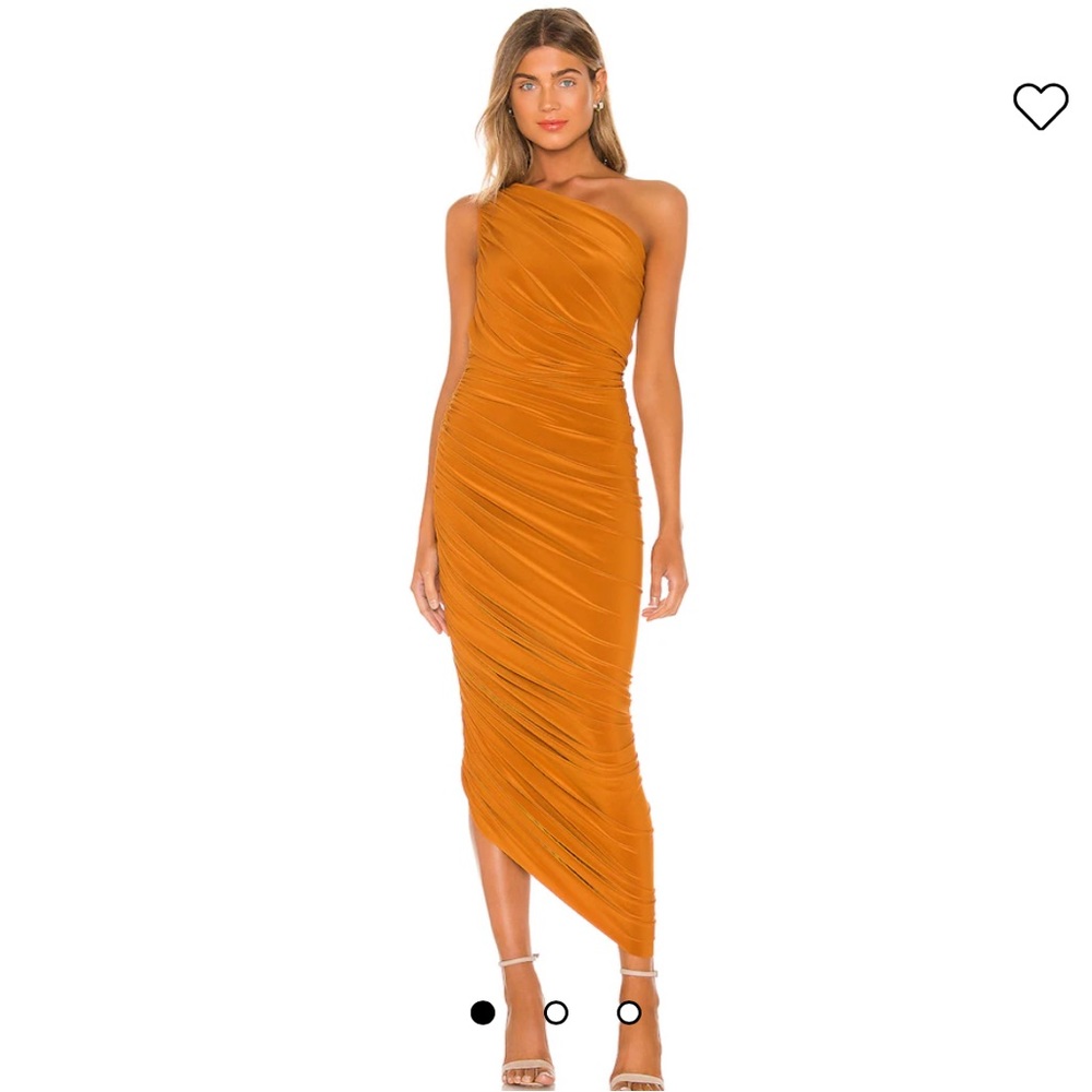 Norma Kamali Diana Gown Bronze